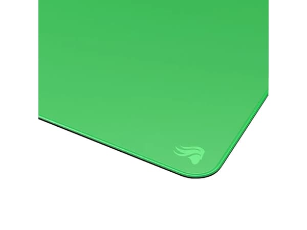 Glorious Gaming Chroma Key, Grön, Monokromatiskt, målarduk, Gummi, Halksäkert underlag, Spelmusmatta