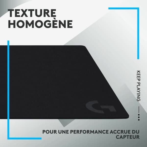 Halkfri matta Logitech G840 Svart