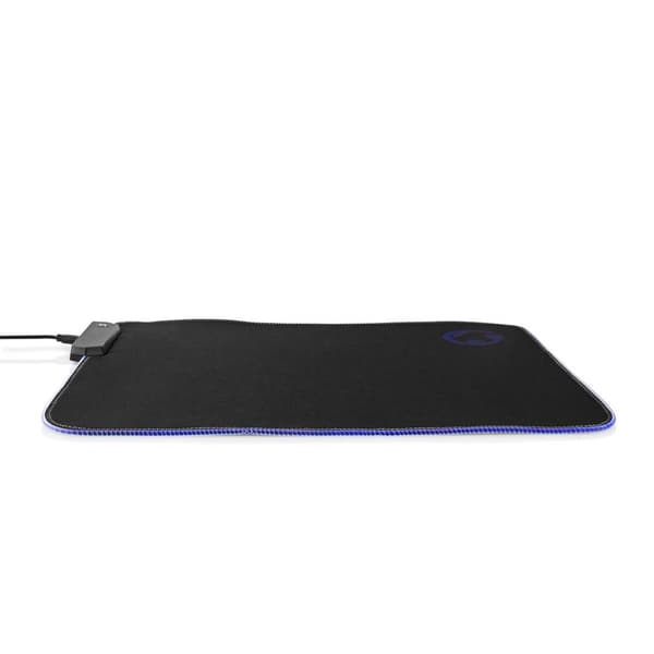 Nedis Gaming musmatta | Gummi / Mikrofiber | Svart