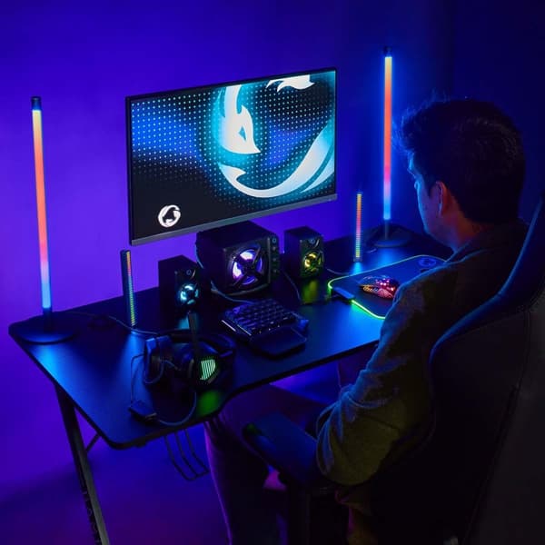 Nedis Gaming musmatta | Gummi / Mikrofiber | Svart