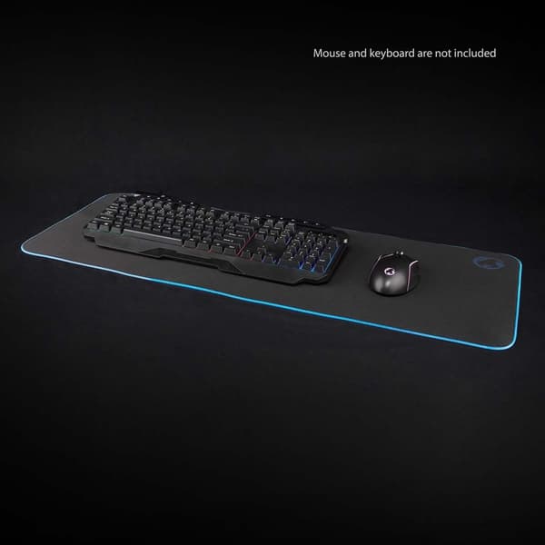 Nedis Gaming musemåtte | Gummi / Mikrofiber | Sort