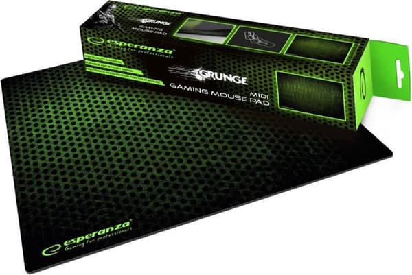 Esperanza EGP102G Gaming musmatta Svart, Grön