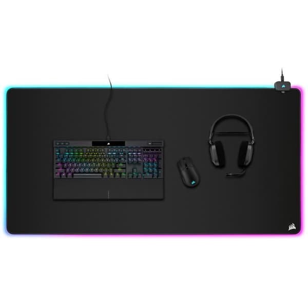Musmatta - CORSAIR - RGB-belysning - 3XL - Svart