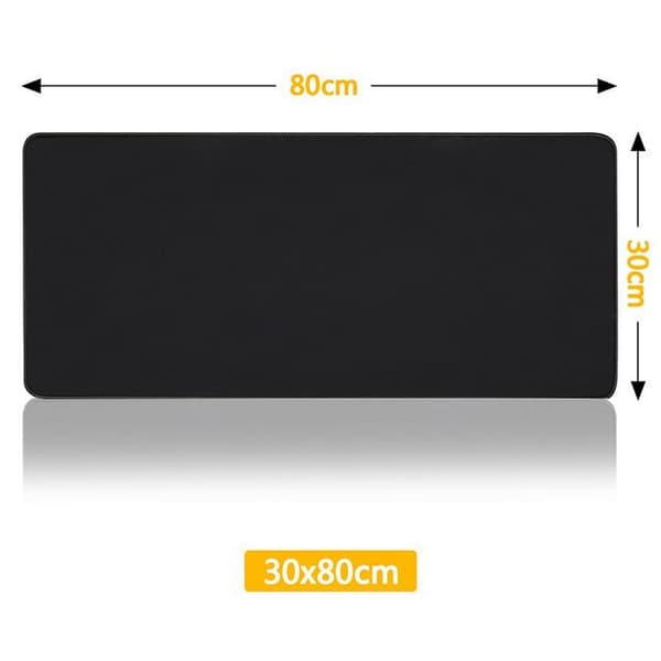 300 X 800 X 2 mm vattentät lågfriktion stor musmatta, spelmusmatta, tangentbordsmatta