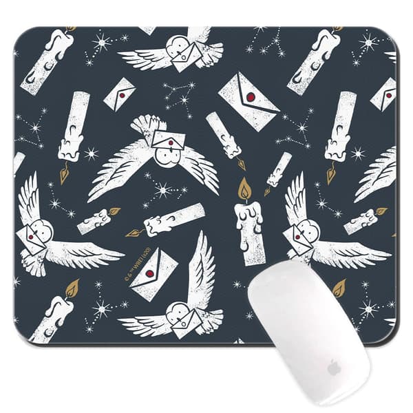 Musmatta / Mouse Pad - Harry Potter - Ugglan Hedwig - Officiellt Licensierad