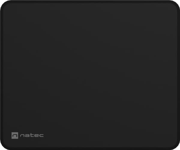 NATEC Colors series, Svart, Monokromatiskt, Tyg, Gummi, Halksäkert underlag