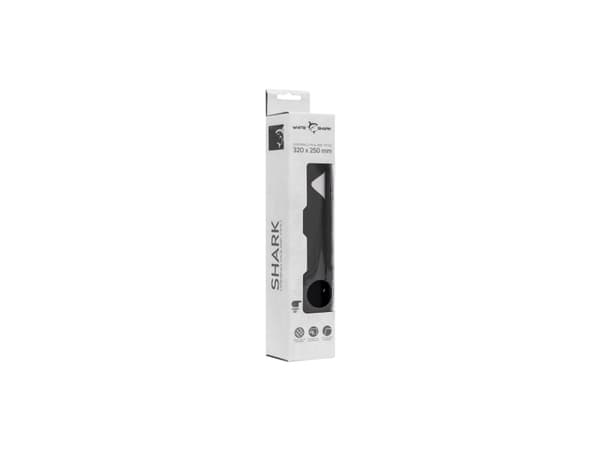 White Shark MP-1965 - SHARK - Musematte - svart, hvit