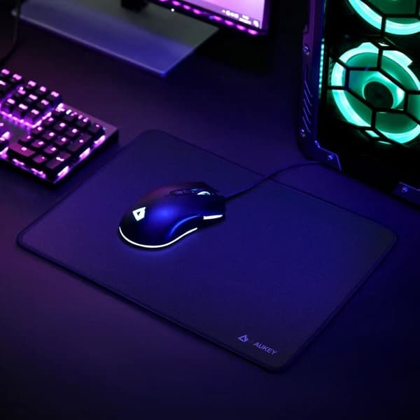Luistamaton matto Aukey KM-P1 Musta