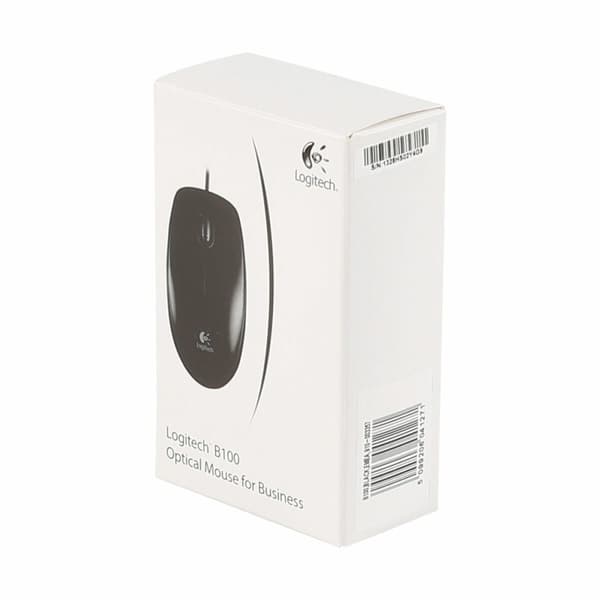 Hiiri Logitech B100 Musta Yksivärinen