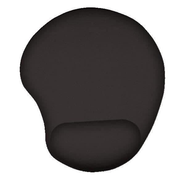 Trust Bigfoot Ergonomic Mouse Pad med Gel handledsstöd, 236 x 205 mm, halkfri bas - Svart