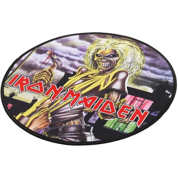 Musmatta Iron Maiden - SUBSONIC - för spelare och fans av bandet - Mjuk 3mm - Design Iron Maiden - Svart