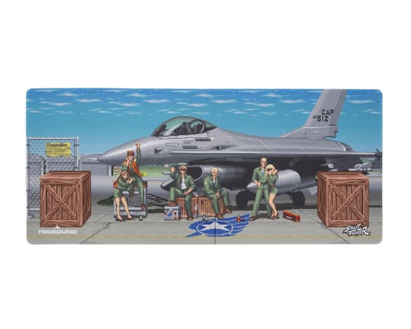 x Street Fighter XL Musemåtte - Guile Stage - Limited Edition