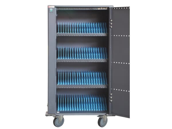 Techly I-CABINET-80DUTY administration af bærbar enhed - vogn & kabinet Fritstående Sort