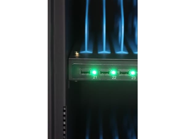 Techly I-CABINET-80DUTY administration af bærbar enhed - vogn & kabinet Fritstående Sort