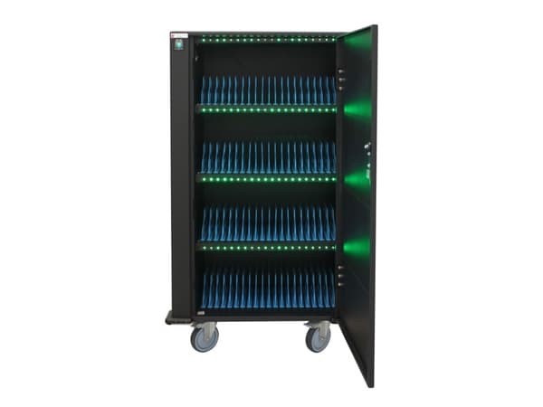 Techly I-CABINET-80DUTY administration af bærbar enhed - vogn & kabinet Fritstående Sort Svart