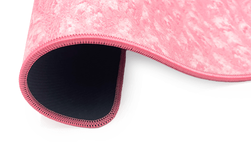 deltaco_gaming PMP80 musematte, 450 x 400 x 4 mm, sømte kanter, rosa