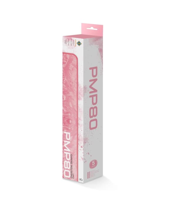 deltaco_gaming PMP80 musematte, 450 x 400 x 4 mm, sømte kanter, rosa