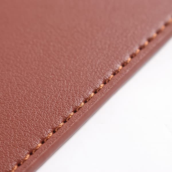 Desire2 Skrivbordsmatta Brun Veganskt Läder 400x900mm