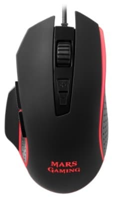 Mars Gaming MM018 Gaming Mouse with Additional Buttons / RGB / 4800 DPI / USB / Black