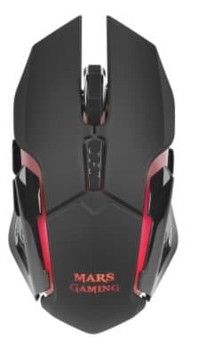 Mars Gaming MMW Wireless Gaming Mouse with Additional Buttons / RGB / 3200 DPI Svart