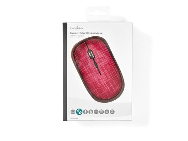 Nedis MSWS500PK Wireless mouse 1600 DPI