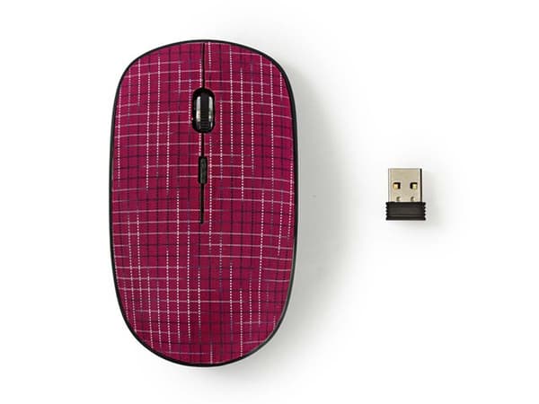 Nedis MSWS500PK Wireless mouse 1600 DPI Rosa