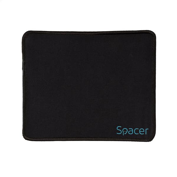 MousePAD SPACER, cauciuc si material textil, cusut pe margine, 220 x 180 x 2 mm, negru "SP-PAD-S" 45506698