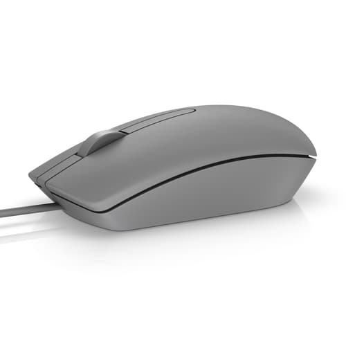 DELL MS116/ myš/ optická/ 2 tlačítka + rolovací/ USB/ šedá Grå