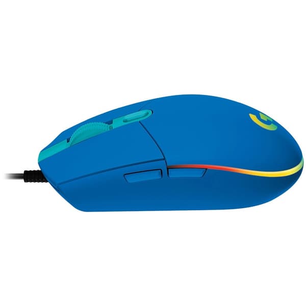 Gaming Mouse Logitech, G102 LightSync, RGB, Optical, Wired, USB, Blue