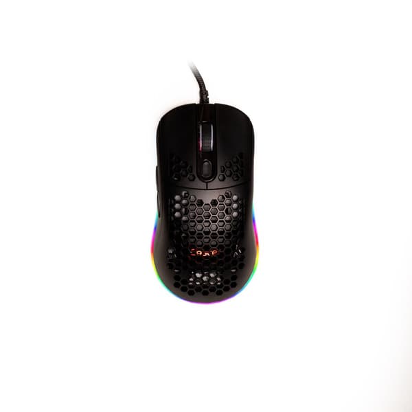 MOUSE Spacer - gaming, gaming, cu fir, USB, optic, 6.400 dpi, butoane/scroll 7/1, iluminare RGB, negru, "SPGM-ALIEN-LIGHT" (timbru verde 0.18 lei) Svart