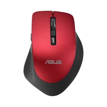 ASUS WT425/ Ergonomická/ Optická/ Bezdrátová USB/ Červená Punainen