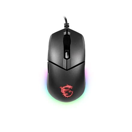 MSI Clutch GM11 Gaming Mouse, Wired, Black | MSI | Clutch GM11 | Optical | Gaming Mouse | Black | Yes Sort