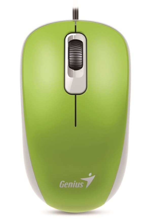 GENIUS DX-110/ drátová/ 1000 dpi/ USB/ zelená Grön