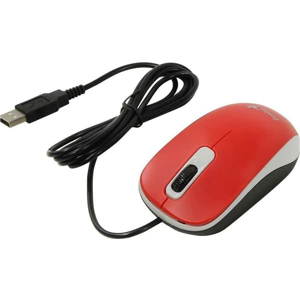 GENIUS DX-110/ drátová/ 1000 dpi/ USB/ červená Punainen