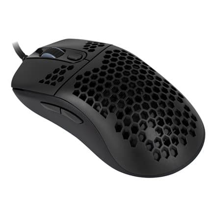AROZZI herní myš FAVO Ultra Light Black/ drátová/ 16.000 dpi/ USB/ 7 tlačítek/ RGB/ černá