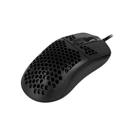 AROZZI herní myš FAVO Ultra Light Black/ drátová/ 16.000 dpi/ USB/ 7 tlačítek/ RGB/ černá Svart