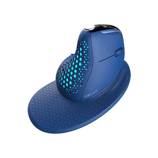 Delux M618XSD Ergonomic RGB Wireless Mouse