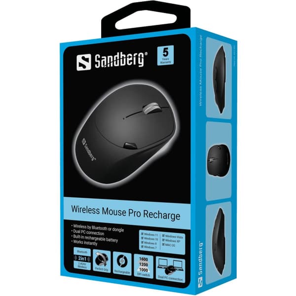 Sandberg 631-02 Wireless Mouse Pro Recharge