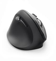 Hama Vertical, ergonomic EMW-500L" left-handed wireless mouse, 182697 Svart