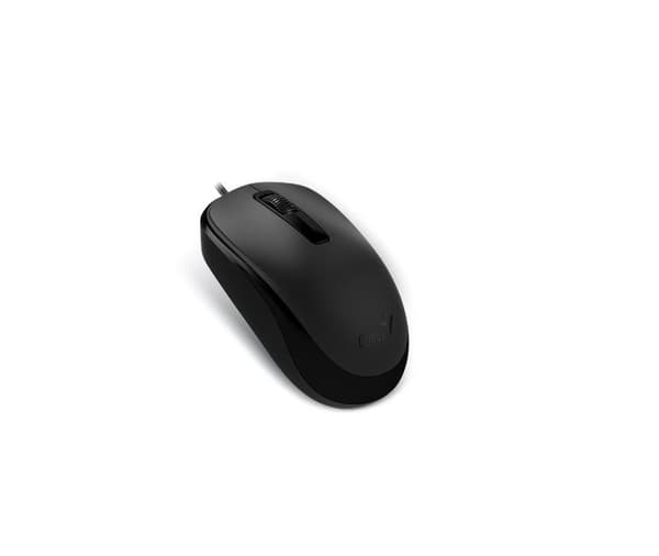 MOUSE Genius, "DX-125", PC sau NB, cu fir, USB, optic, 1000 dpi, butoane/scroll 3/1, , negru, "31010106100" (timbru verde 0.18 lei) Svart