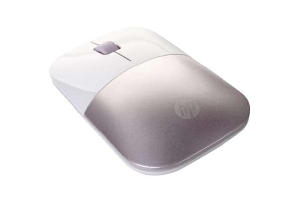 HP Wireless Mouse Z3700 - White/Pink Lyserød, Hvid