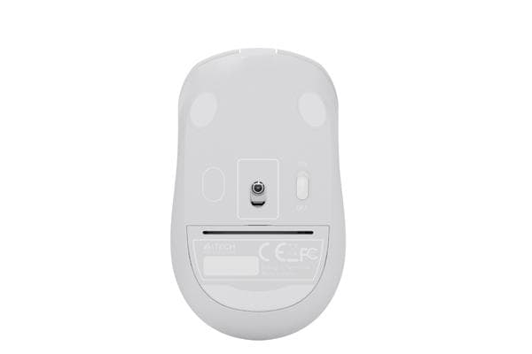 MOUSE A4tech, PC sau NB, wireless, 2.4GHz, optic, 1200 dpi, butoane/scroll 3/1, , alb, "FG12-W" (timbru verde 0.18 lei)