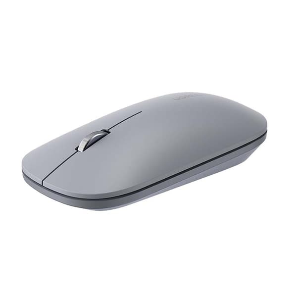 MOUSE Ugreen, "MU001" PC sau NB, wireless 2.4GHz, optic, 3/1 butoane/scroll, 4000 dpi, gri "90373" (timbru verde 0.18 lei) - 6957303893737