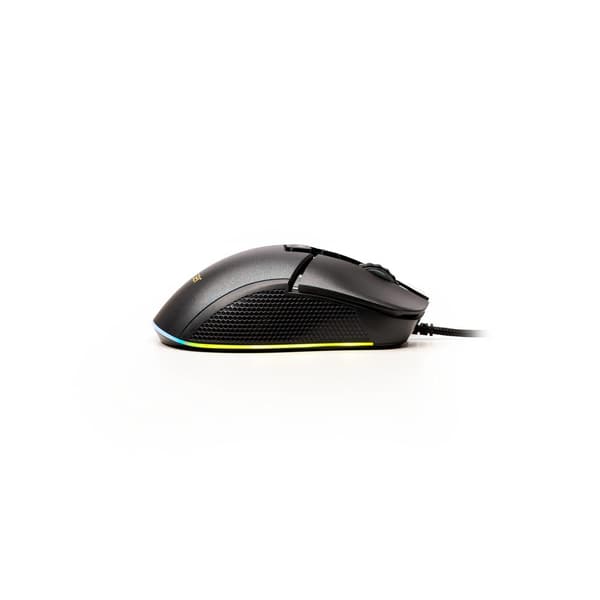 MOUSE Spacer - gaming, gaming, cu fir, USB, optic, rezolutie selectabila max. 8.000 dpi, butoane/scroll 7/1, iluminare RGB, negru, "SPGM-PULSAR-PRO" (