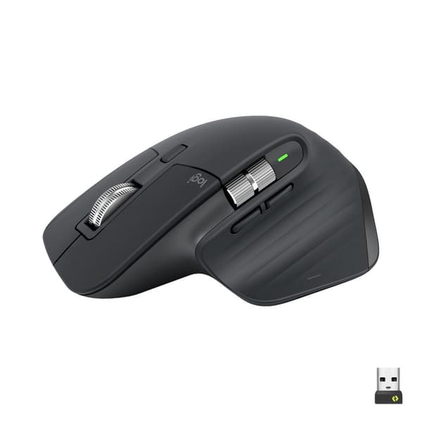 Logitech Mouse MX Master 3S - ergonomic Grafitt