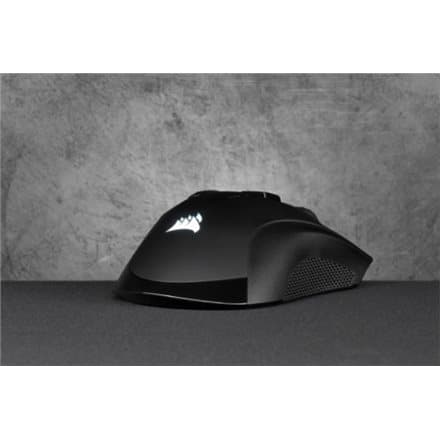 MOUSE CORSAIR, "IRONCLAW RGB", gaming, cu fir | wireless, USB | BT| 2.4GHz, 18000 dpi, 10/1, iluminare, butoane programabile, mod triplu de conectare,