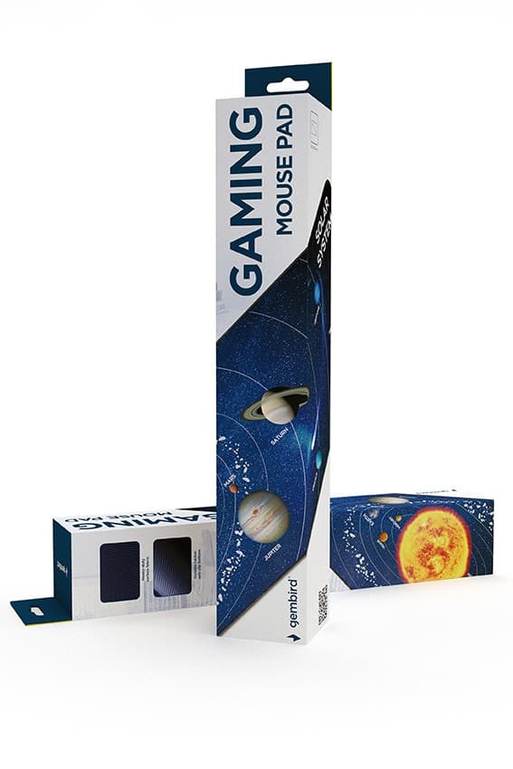 Gembird MP-SOLARSYSTEM-XL-01 Pelihiirimatto, erittäin suuri, "Cosmos" 350 x 900 mm