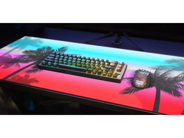 CHERRY XTRFY GP5-XL-MIAMI, Monivärinen, Kuva, Kangas, Kumi, Liukumaton pohja, Pelihiirimatto