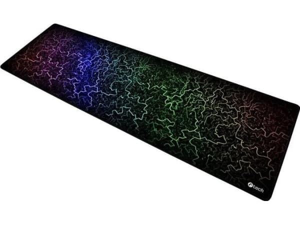 Podkładka C-Tech C-TECH Gaming musematte ANTHEA ARC XL, farget, for spill, 900x270x4mm, sydde kanter