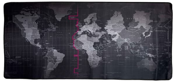 RoGer World Maps Mouse Pad 40x90 cm
